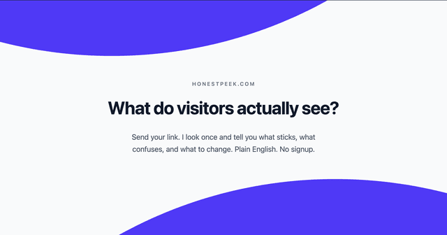HonestPeek